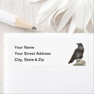 Raven Return Address Label