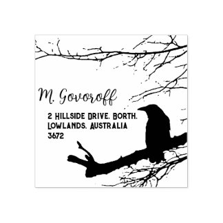Raven Return Address Stamp
