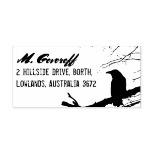 Raven Return Address Stamp