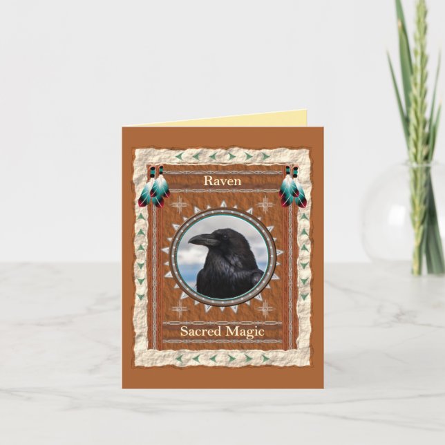 Raven  Sacred Magic Energy Card (Front)