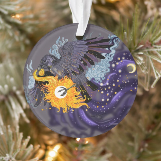 Raven Sky Folklore Ornament (Tree)