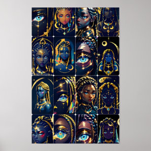 Raven Style I Poster