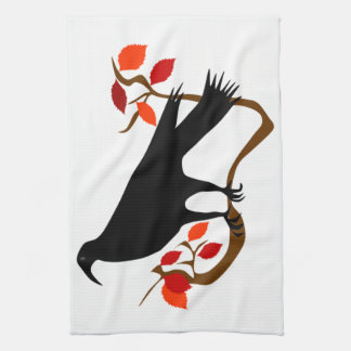 Raven Tea Towel