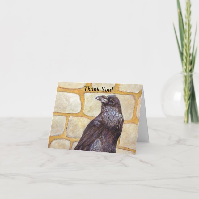 Raven Thank You Card (Front)