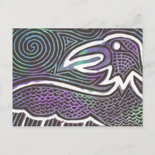 Raven Totem Postcard