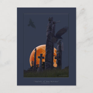 Raven & Totems Post Cards