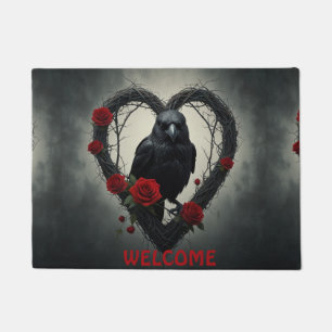 Raven Valentine´s  Doormat