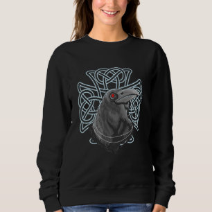 Raven Viking Symbol Norse Warrior Valhalla Mytholo Sweatshirt