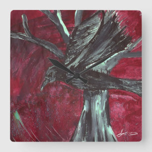 Raven Wall Clock