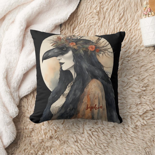 Raven Witch Cushion (Blanket)