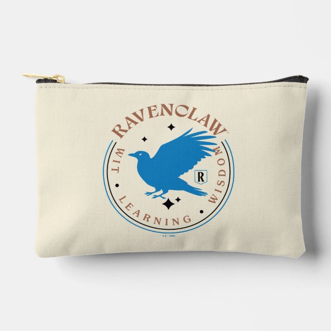 RAVENCLAW™ Blue Eagle House Pride Badge Accessory Pouch (Front)