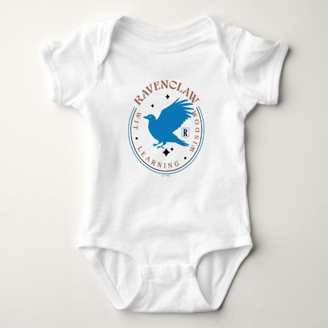RAVENCLAW™ Blue Eagle House Pride Badge Baby Bodysuit (Front)