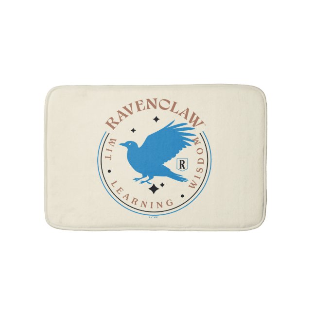 RAVENCLAW™ Blue Eagle House Pride Badge Bath Mat (Front)