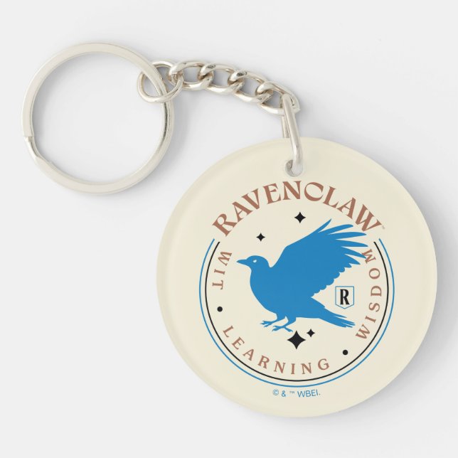 RAVENCLAW™ Blue Eagle House Pride Badge Key Ring (Front)