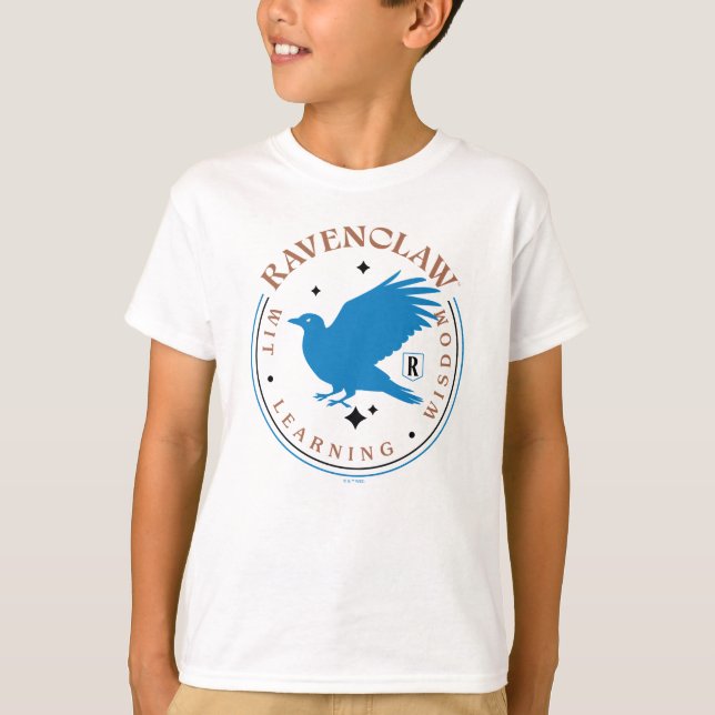 RAVENCLAW™ Blue Eagle House Pride Badge T-Shirt (Front)