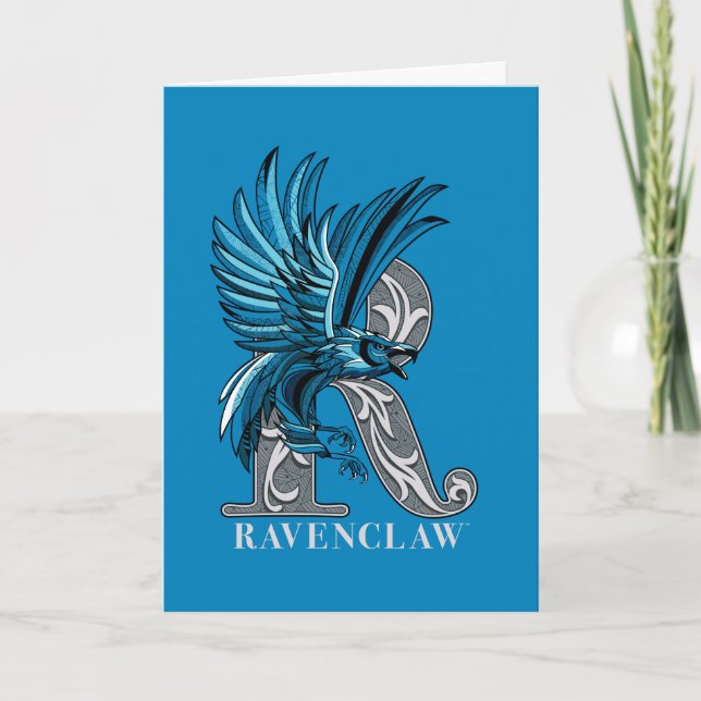 RAVENCLAW™ Crosshatched Emblem Card (Front)