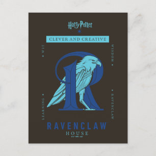 RAVENCLAW™ House Clever and Creative Postcard