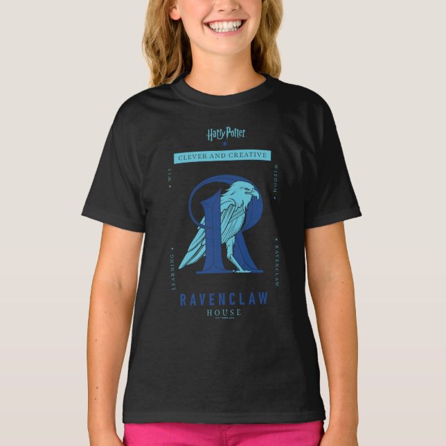 RAVENCLAW™ House Clever and Creative T-Shirt (Front)