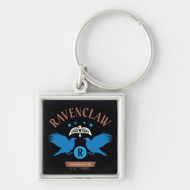 RAVENCLAW™ House Double Eagle Diadem Graphic Key Ring (Front)