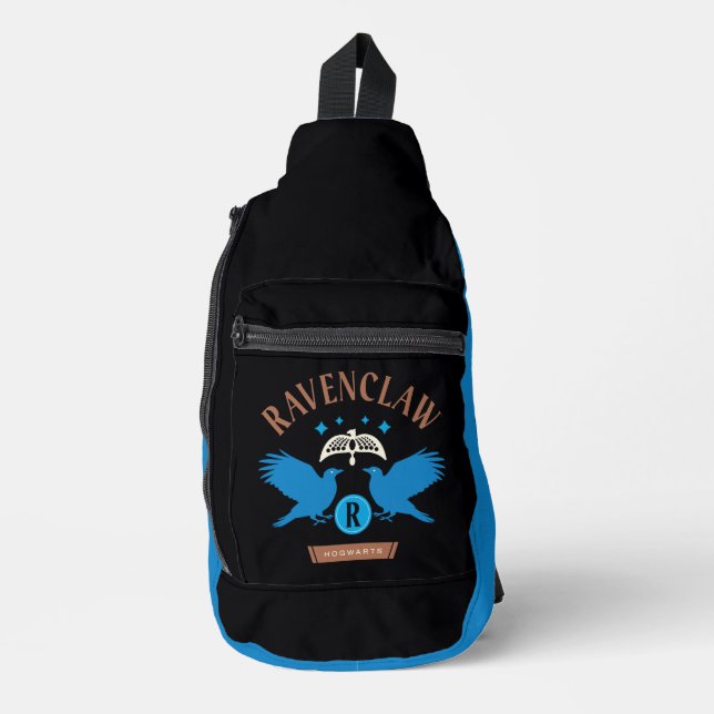 RAVENCLAW™ House Double Eagle Diadem Graphic Sling Bag (Front)
