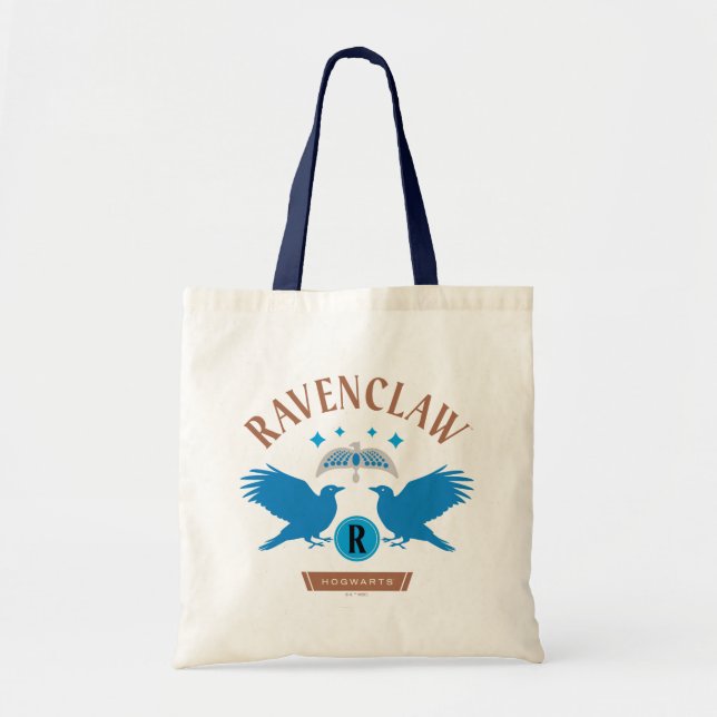 RAVENCLAW™ House Double Eagle Diadem Graphic Tote Bag (Front)