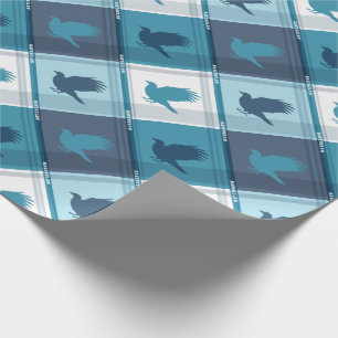 RAVENCLAW™ Tartan Plaid Pattern Wrapping Paper