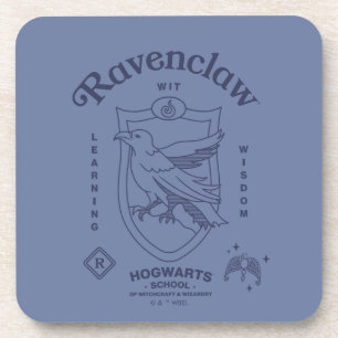 RAVENCLAW™ Wit Learning Wisdom Crest Coaster