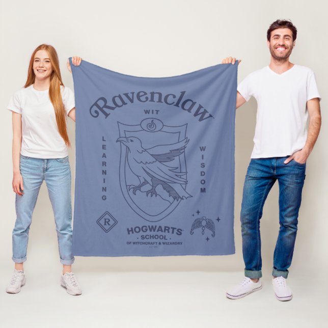 RAVENCLAW™ Wit Learning Wisdom Crest Fleece Blanket (In Situ)