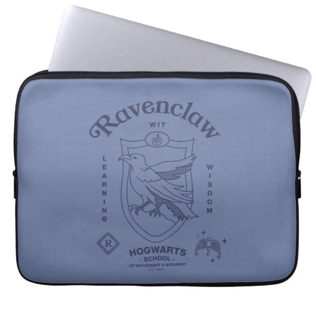 RAVENCLAW™ Wit Learning Wisdom Crest Laptop Sleeve (Front)