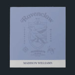 RAVENCLAW™ Wit Learning Wisdom Crest Notepad<br><div class="desc">Celebrate wisdom, wit, and a love of learning with this elegant Ravenclaw™ crest design. Showcasing the proud house eagle set within a classic shield, this refined artwork highlights Ravenclaw’s defining traits — Wit, Learning and Wisdom — in a clean, timeless layout. Rendered in cool, sophisticated house tones, the detailed linework...</div>