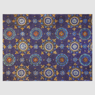 RAVENNA BYZANTINE MOSAICS,STARS,BLUE STARRY NIGHT TISSUE PAPER