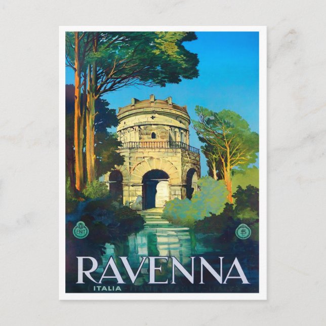 Ravenna Italy vintage travel Postcard (Front)