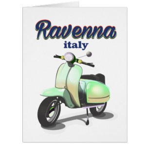 Ravenna Italy vintage Travel poster