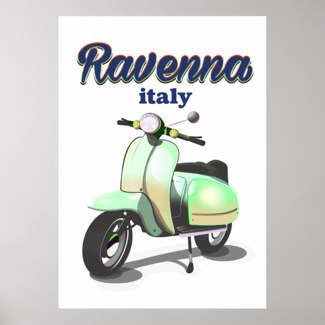 Ravenna Italy vintage Travel poster (Front)