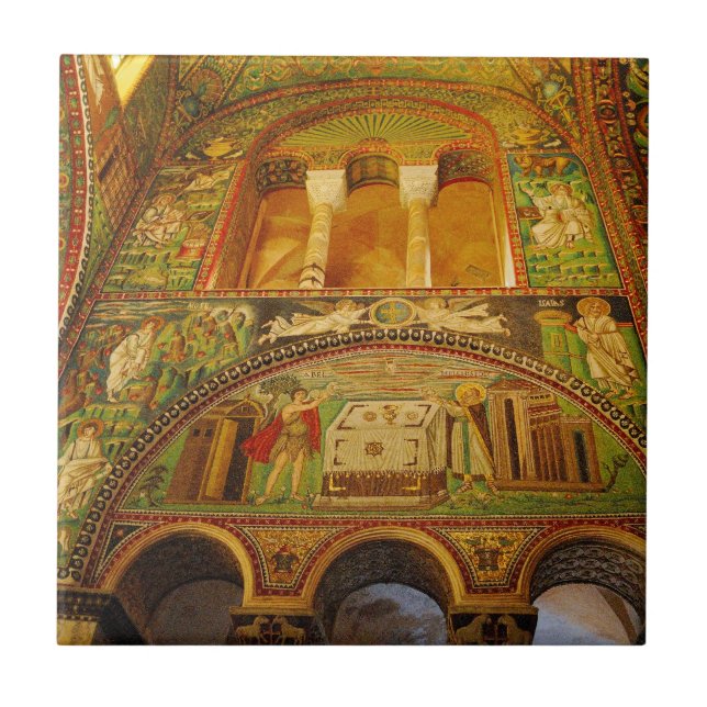 Ravenna Mosaics, Italy Ceramic Tile (Front)