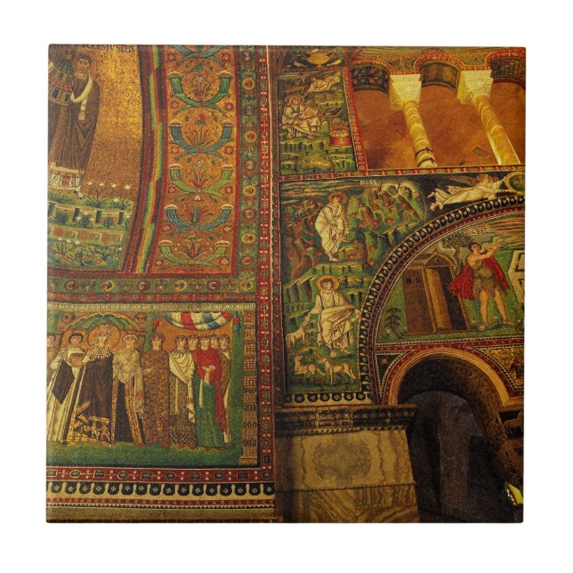 Ravenna Mosaics, Italy Ceramic Tile (Front)