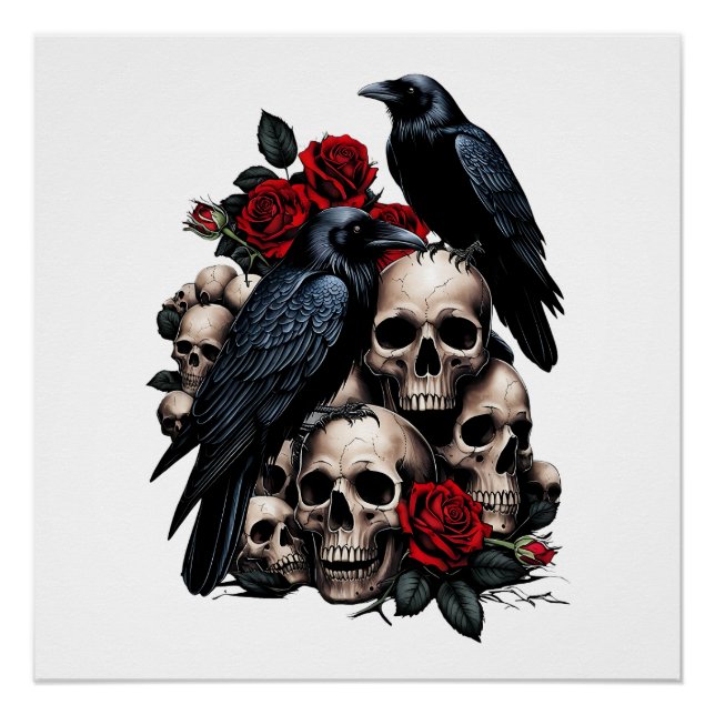 Ravens and Roses: A Gothic Symphony Poster (Front)