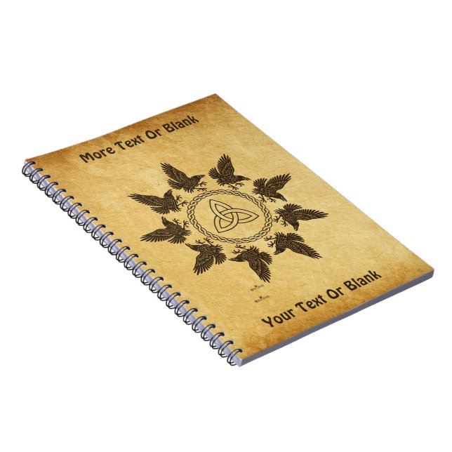 Ravens Circle Dance Notebook (Right Side)