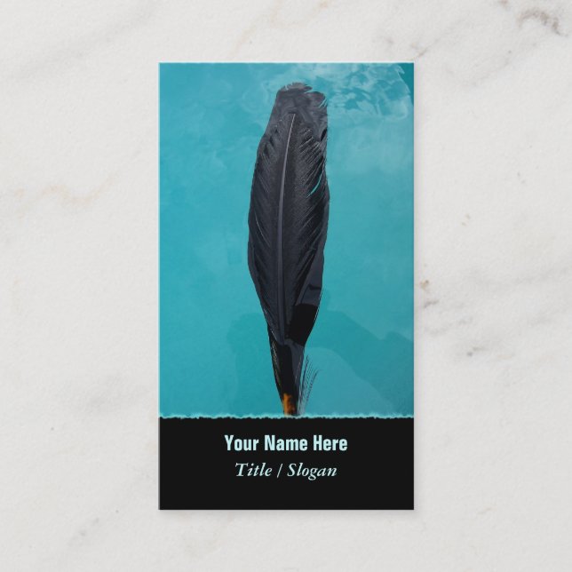 Raven's Feather Business Card (Front)