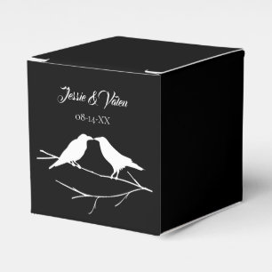 Ravens Gothic Wedding Favour Box