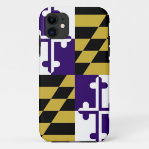 ravens maryland flag iphone case