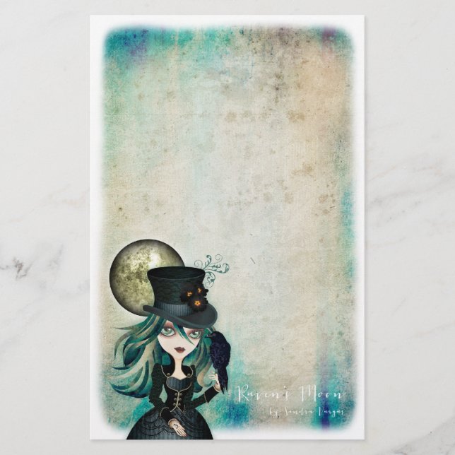 Raven's Moon Stationery (Front)