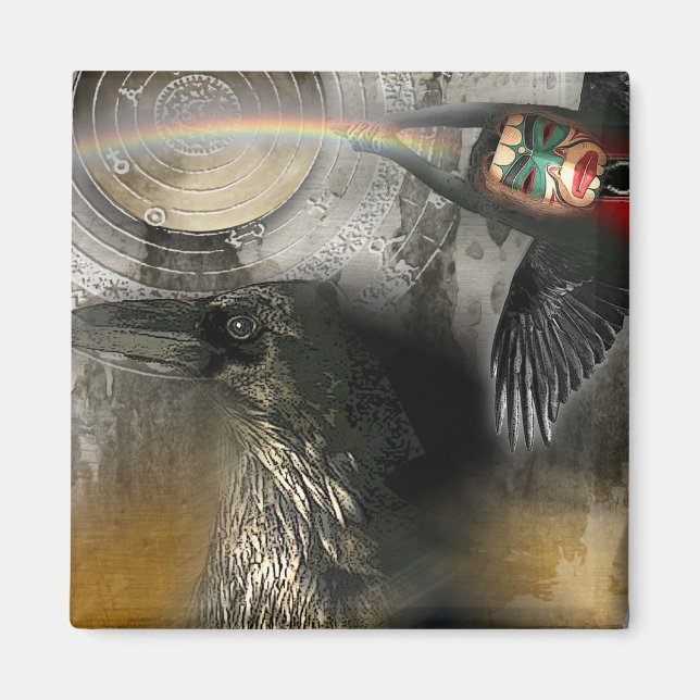 RAVENS RAINBOW MAGNET (Front)