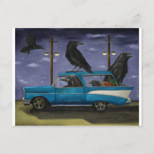 Ravens' Ride Postcard