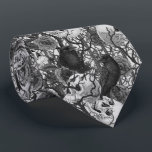 Raven's secret. Dark and moody gothic illustration Tie<br><div class="desc">Hand-painted gothic design,  featuring raven birds,  sculls and roses,  seamless pattern</div>