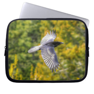 Raven's Turn - Oil Painting Print Laptop Sleeve