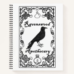 Ravenswood Apothecary Notebook Sketchbook Journal