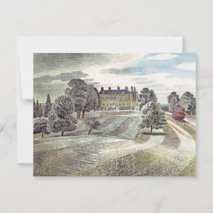 Ravilious - Buscot Park, Farringdon Oxfordshire, Postcard