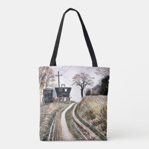 Ravilious - Caravans, fine art Tote Bag