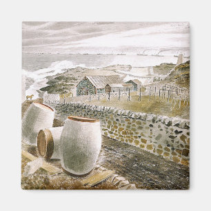 Ravilious - Convoy Passing an Island Magnet